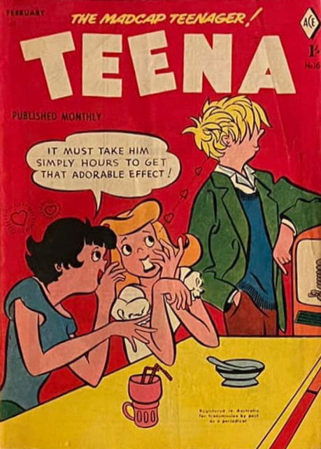 Teena The Madcap Teenager! (Junior Readers, 1956 series) #16 (February 1958)