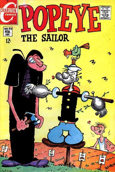 Popeye (Charlton, 1969 series) #94 February 1969