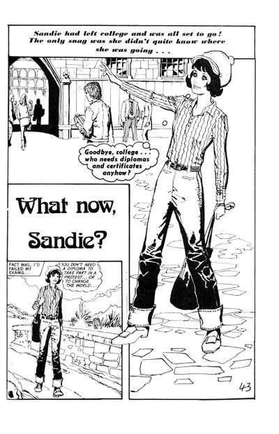 Young Love (Sport Magazine, 1970 series)  #13 ([November 1973?]) — What Now, Sandie?