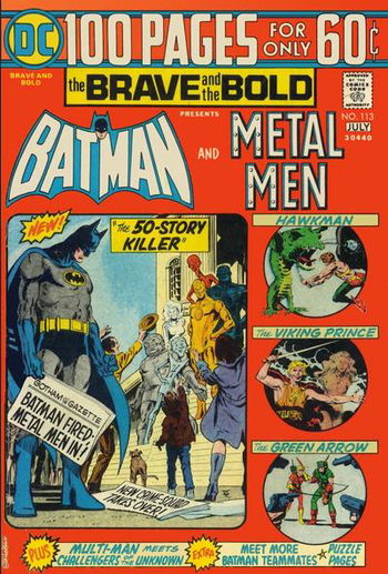 The Brave and the Bold (DC, 1955 series) #113 June-July 1974