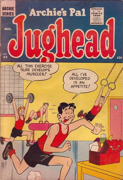 Archie's Pal Jughead (Archie, 1949? series) #43 (August 1957)