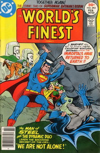 World's Finest Comics (DC, 1941 series)  #243 (February 1977) — We Are Not Alone!
