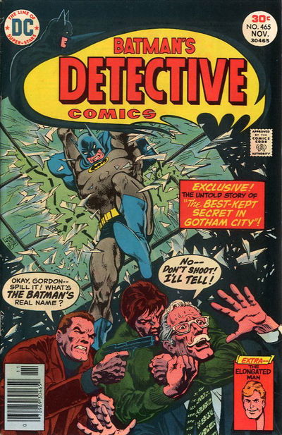 Detective Comics (DC, 1937 series) #465 November 1976