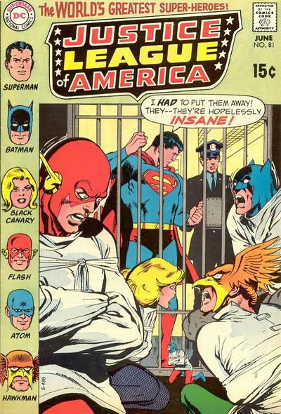 Justice League of America (DC, 1960 series) #81 June 1970