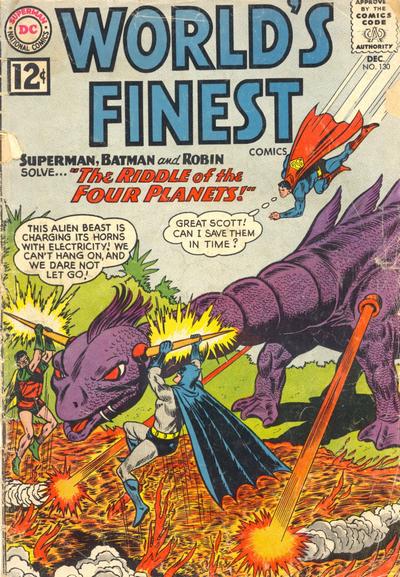 World's Finest Comics (DC, 1941 series) #130 (December 1962)