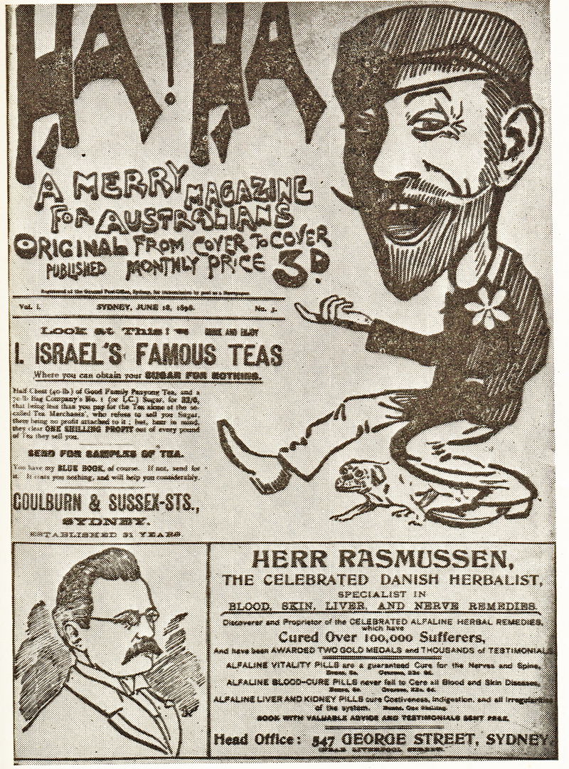 Ha! Ha!: a Merry Magazine for Australians (Vincent Patrick Taylor, 1898? series) #3 (June 1898)