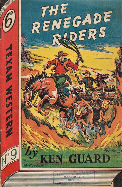 Texan Western (Whitman Press, 1948? series) #9 — The Renegade Riders [December 1948?]