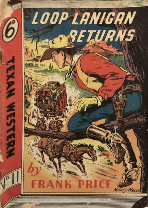 Texan Western (Whitman Press, 1948? series) #11 — Loop Lanigan Returns ([February 1949?])