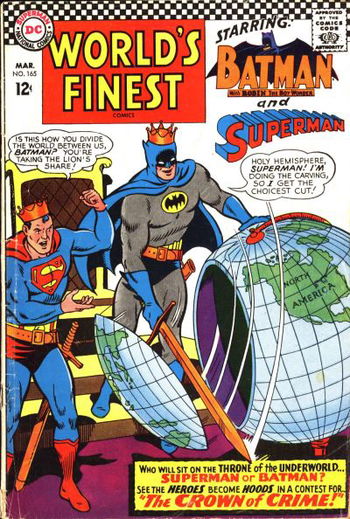 World's Finest Comics (DC, 1941 series) #165 March 1967