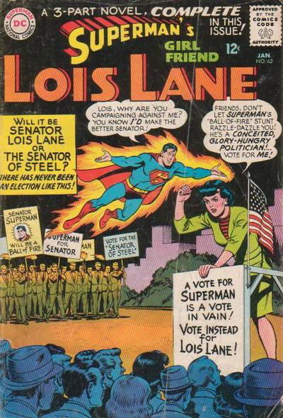 Superman's Girl Friend, Lois Lane (DC, 1958 series) #62 January 1966