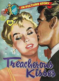 Illustrated Romance Library (World Distributors, 1959? series) #10 — Treacherous Kisses ([November 1959?])