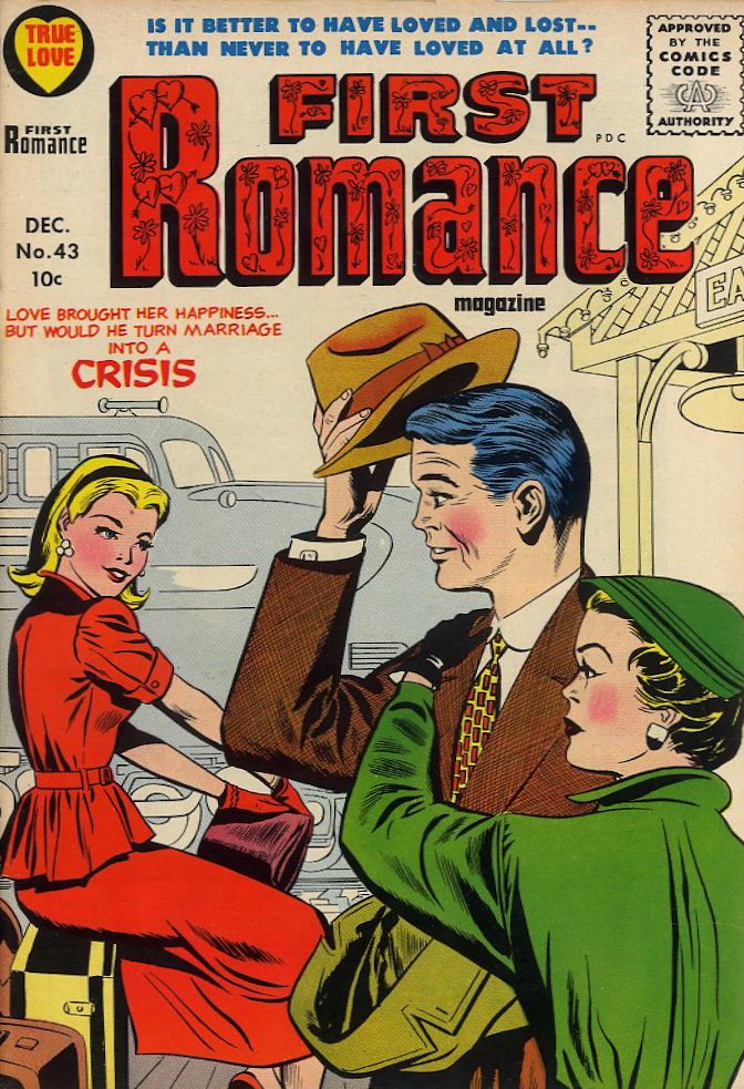 First Romance Magazine (Harvey, 1949 series) #43 (December 1956)