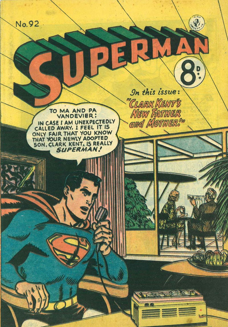Superman (Colour Comics, 1950 series) #92 ([April 1955])