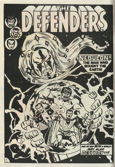 The Defenders (Yaffa/Page, 1977 series)  #5 ([April 1981]) — Nebulon! The Man Who Bought the Earth!