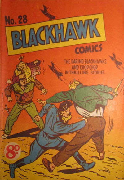 Blackhawk Comic (Youngs, 1949 series) #28 — Blackhawk Comics [May 1951?]