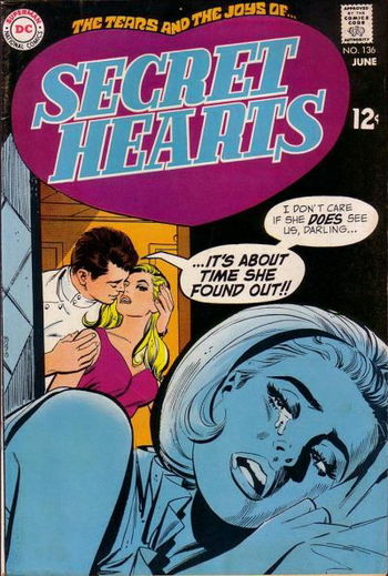 Secret Hearts (DC, 1949 series) #136 June 1969