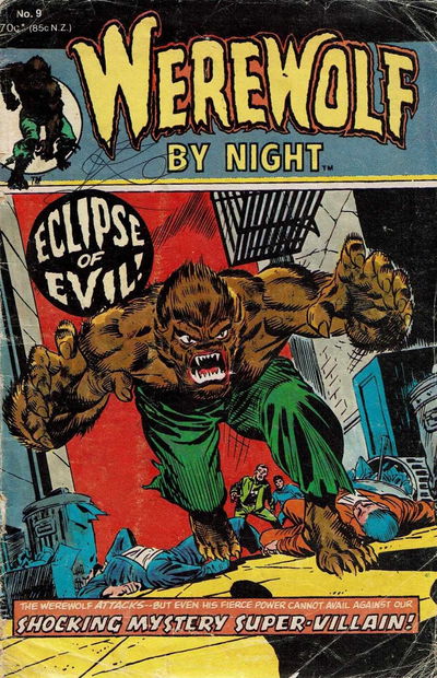 Werewolf by Night (Yaffa/Page, 1977 series) #9 [January 1982?]