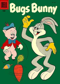 Bugs Bunny (Dell, 1952 series)  #53 (February-March 1957) — Untitled [Top carrot]