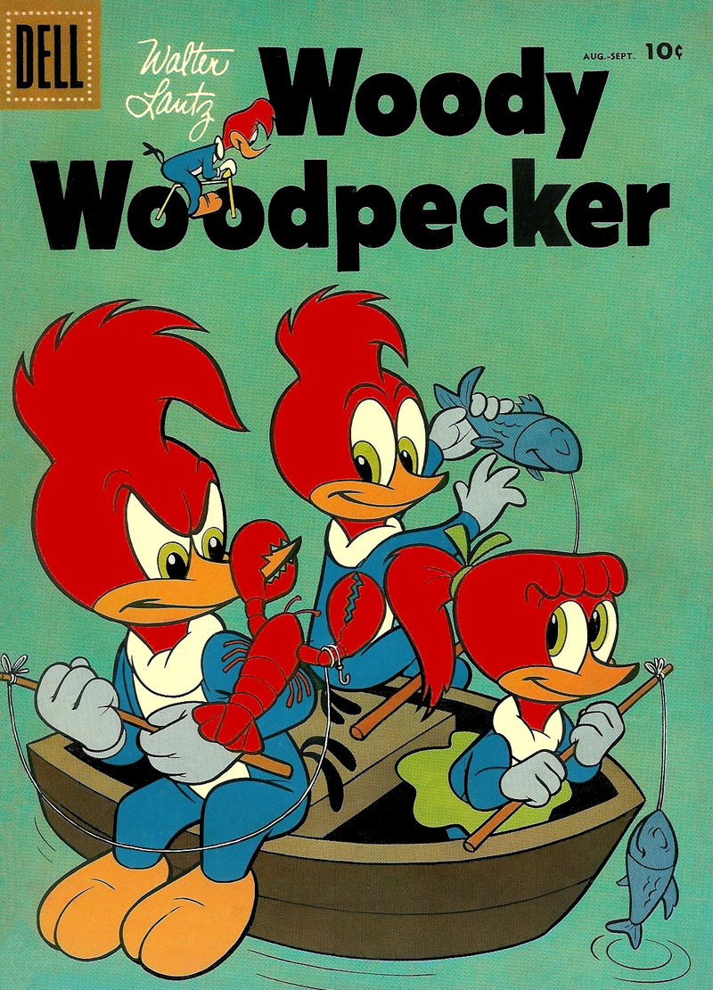 Walter Lantz Woody Woodpecker (Dell, 1952 series) #44 (August-September 1957)
