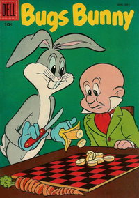 Bugs Bunny (Dell, 1952 series)  #49 (June-July 1956) — Untitled [Banana Checkers]