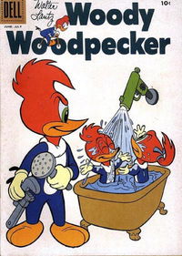 Walter Lantz Woody Woodpecker (Dell, 1952 series) #49 June-July 1958