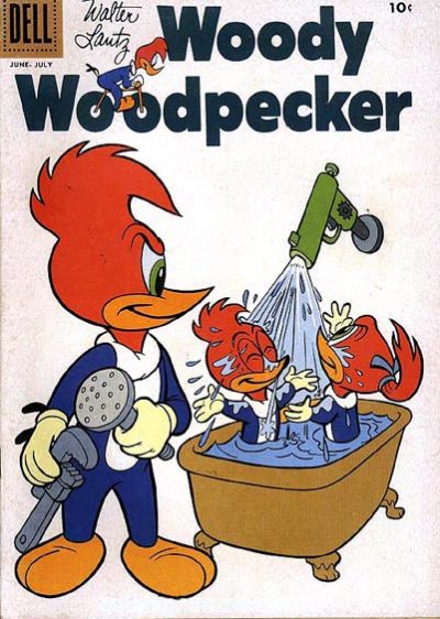 Walter Lantz Woody Woodpecker (Dell, 1952 series) #49 (June-July 1958)
