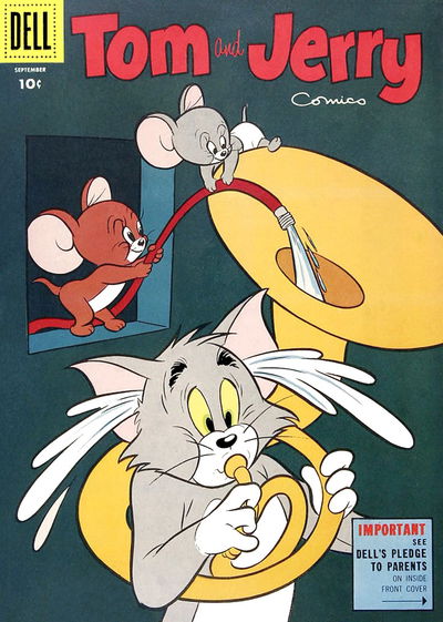 Tom & Jerry Comics (Dell, 1949 series) #134 September 1955