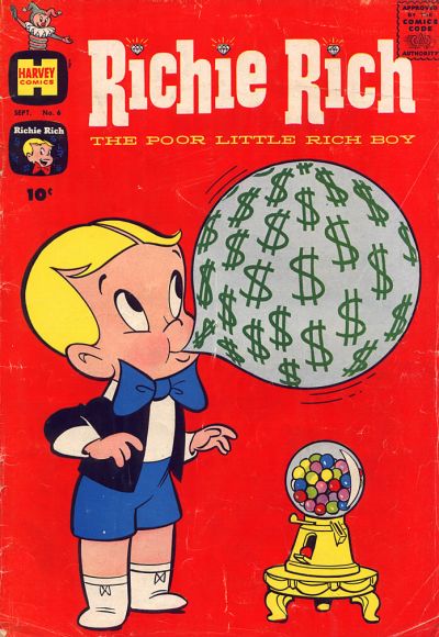 Richie Rich (Harvey, 1960 series) #6 (September 1961)