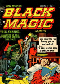 Black Magic (Prize, 1950 series) v2#7 (13) (June 1952)