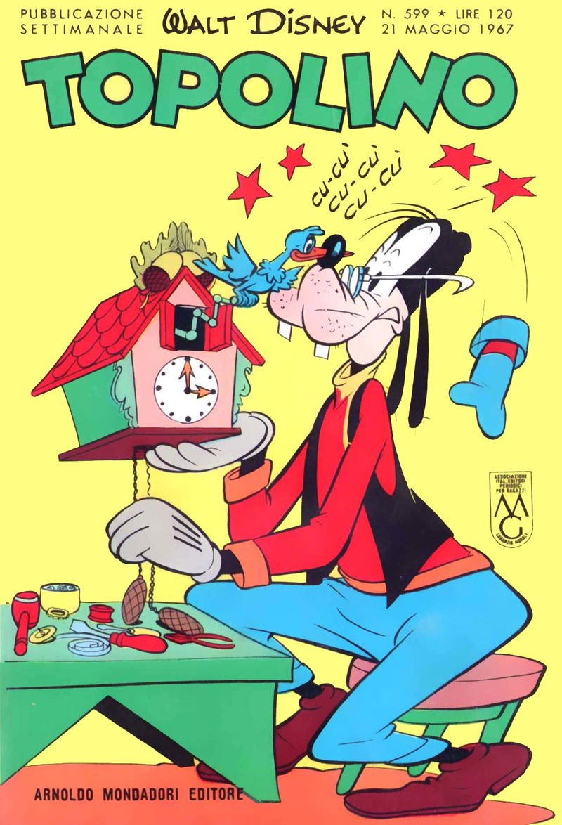 Topolino (Arnoldo, 1949? series) #599 (21 maggio 1967)