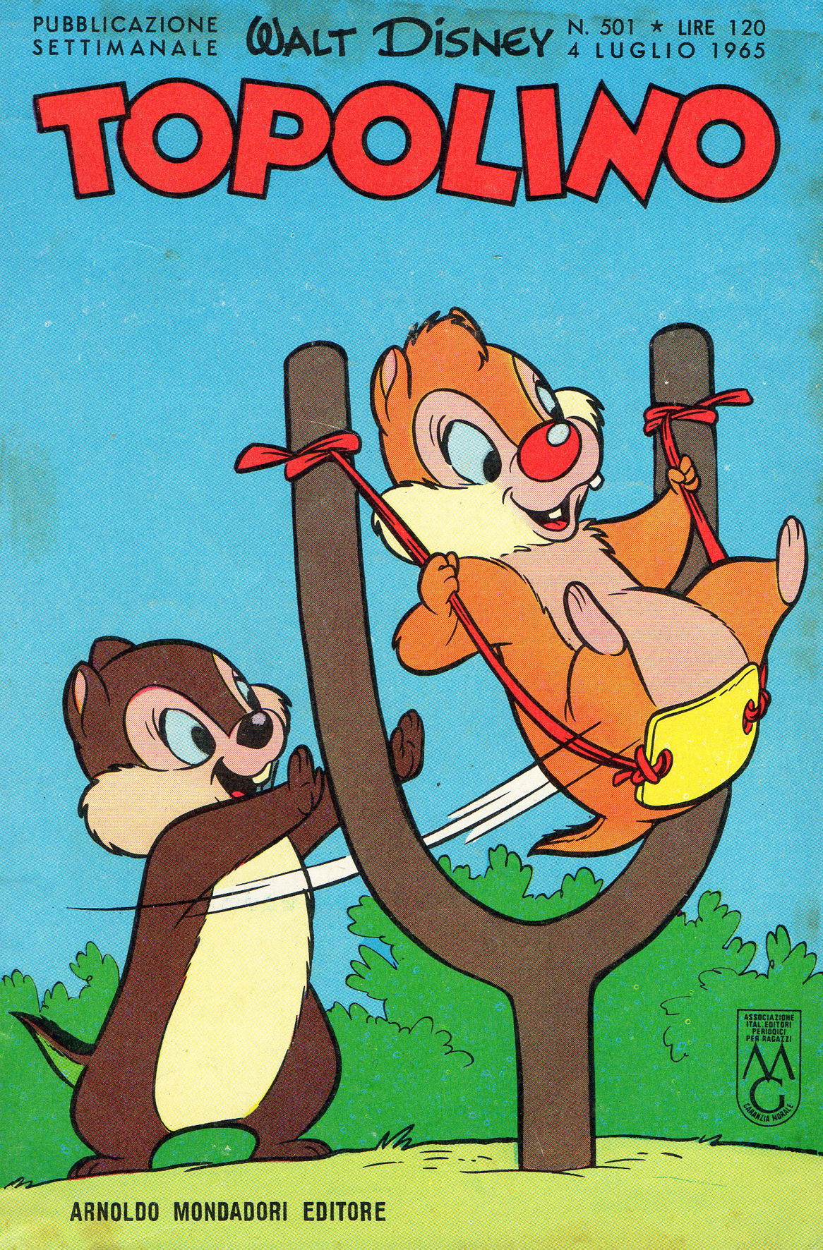 Topolino (Arnoldo, 1949? series) #501 (4 luglio 1965)