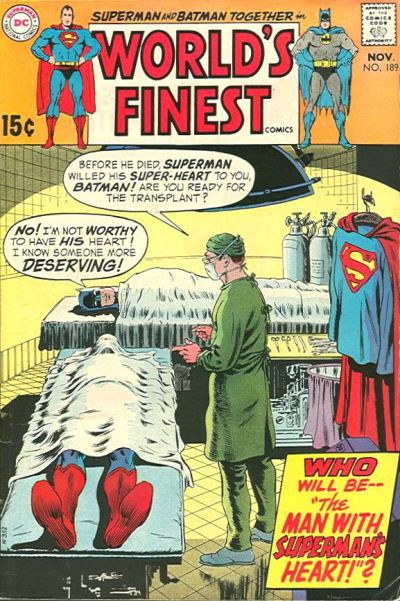 World's Finest Comics (DC, 1941 series) #189 November 1969