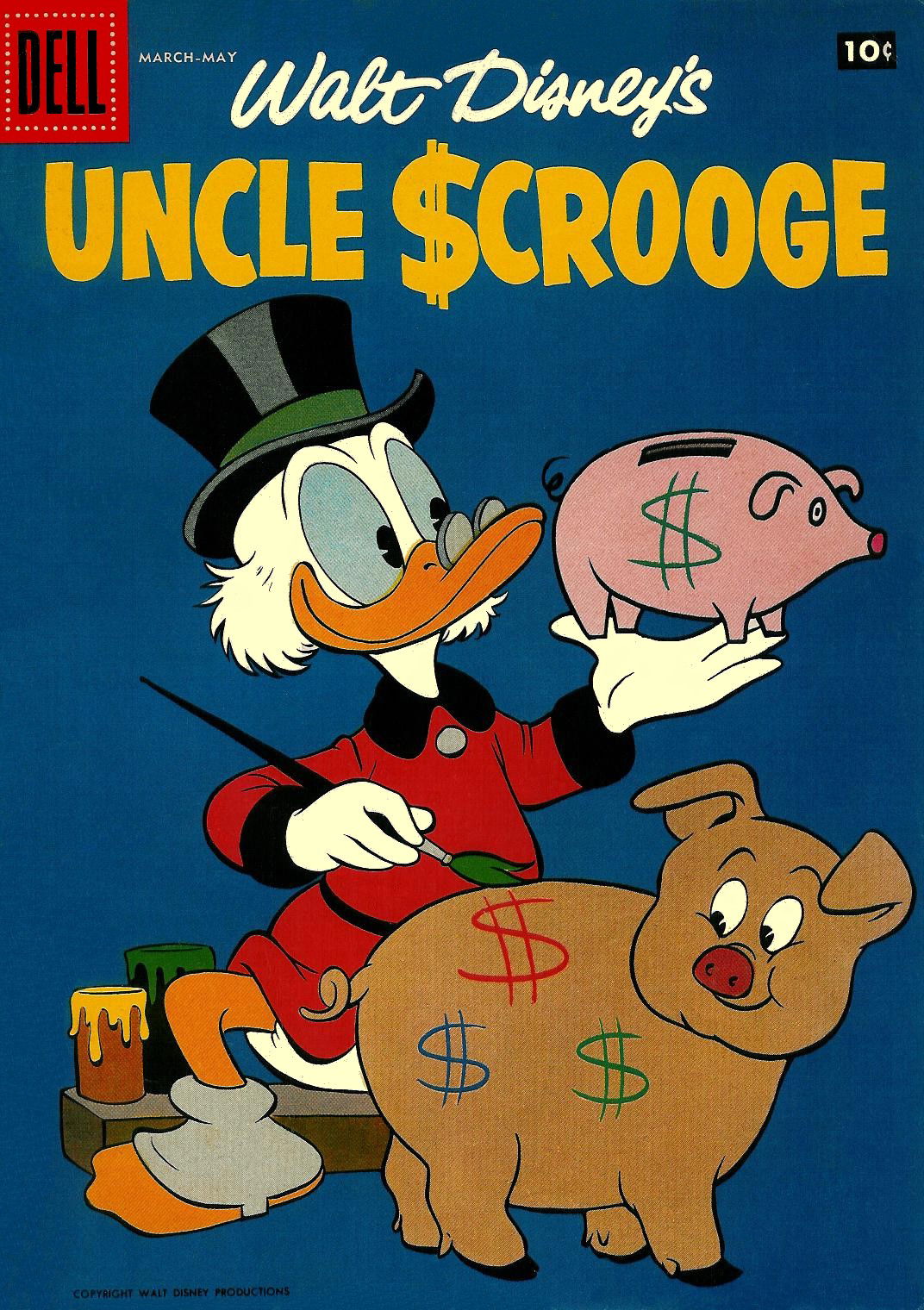 Walt Disney's Uncle Scrooge (Dell, 1953 series) #21 (March-May 1958)