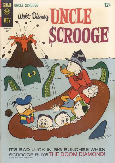 Walt Disney Uncle Scrooge (Western, 1963 series) #70 July 1967