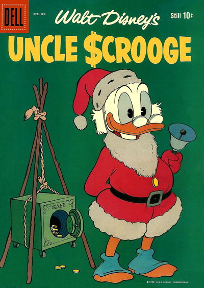 Walt Disney's Uncle Scrooge (Dell, 1953? series) #24 December 1958-February 1959