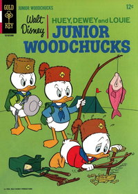 Walt Disney Huey, Dewey and Louie Junior Woodchucks (Western, 1966 series)  #1 (August 1966) — Untitled [Hard to Make a Fire]