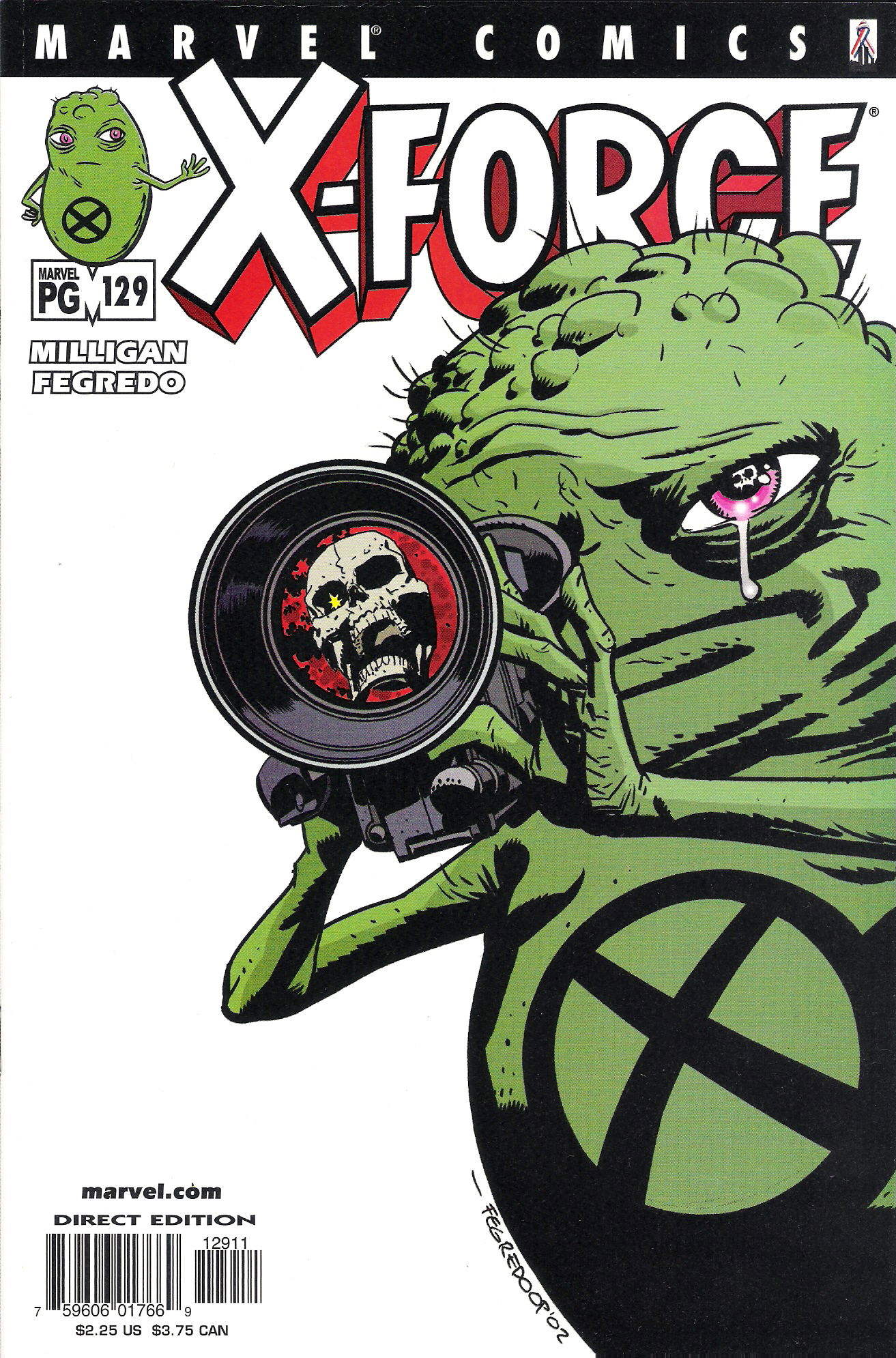 X-Force (Marvel, 1991 series) #129 (August 2002)