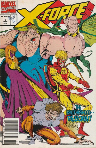 X-Force (Marvel, 1992? series) #5 (March 1992)