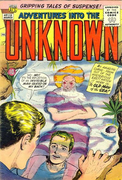 Adventures into the Unknown (ACG, 1948 series) #115 March 1960