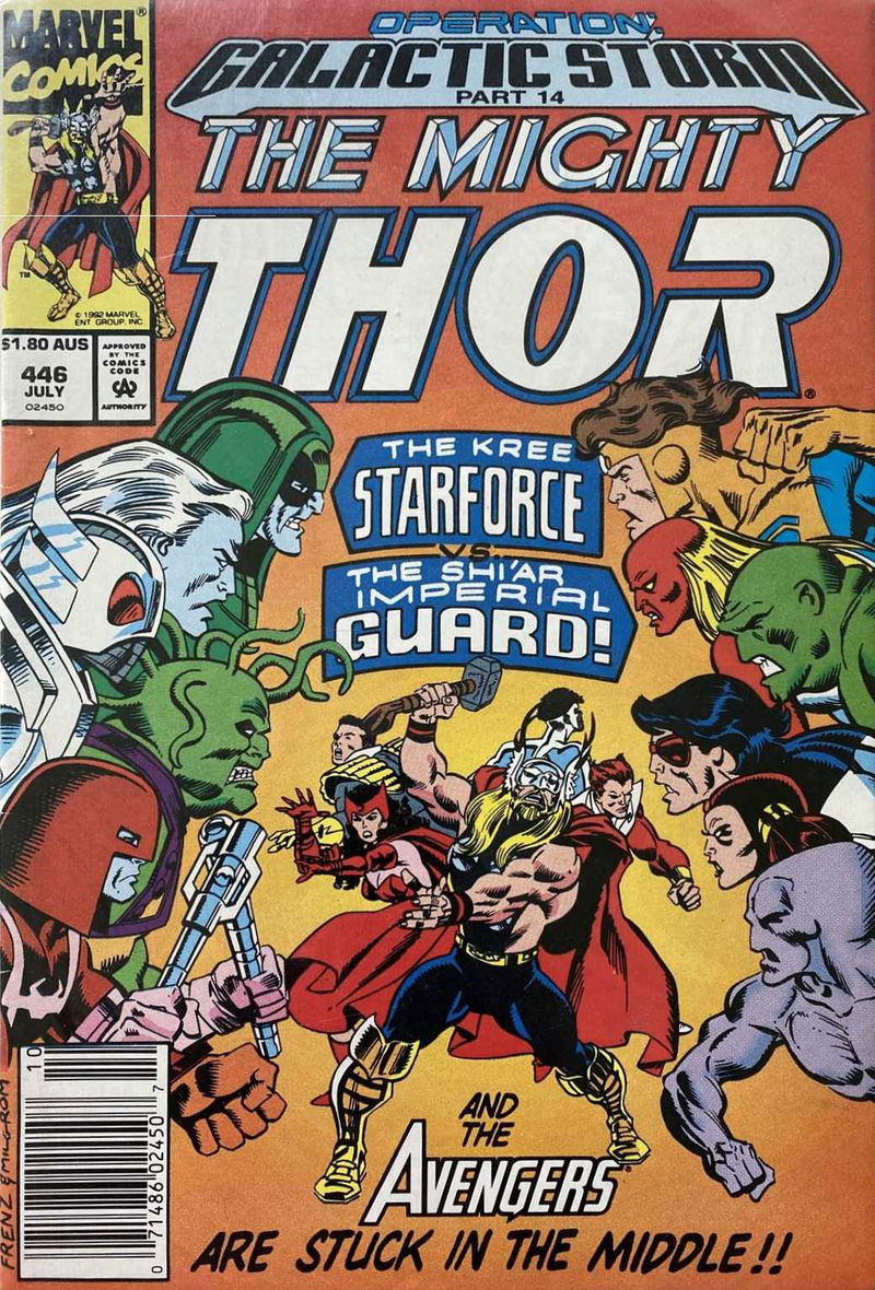 Thor (Marvel, 1992? series) #446 (July 1992)