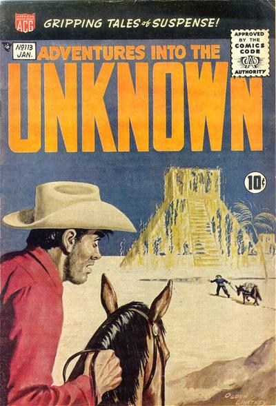 Adventures into the Unknown (ACG, 1948 series) #113 (January 1960)