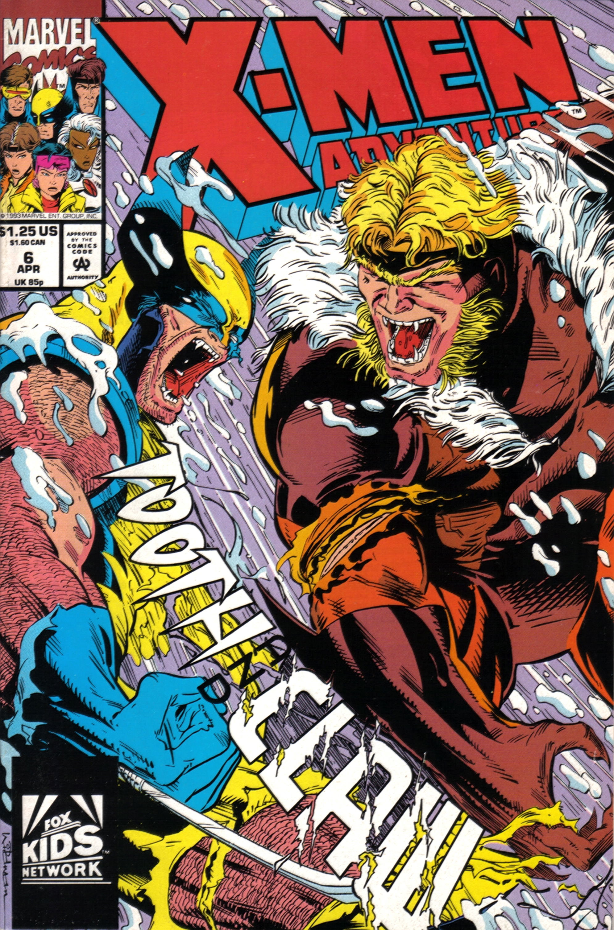 X-Men Adventures (Marvel, 1993 series) #6 (April 1993)