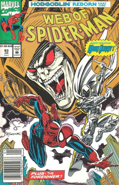 Web of Spider-Man (Marvel, 1992? series) #93 January 1993