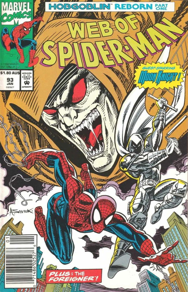 Web of Spider-Man (Marvel, 1992? series) #93 [] (January 1993) (January 1993)