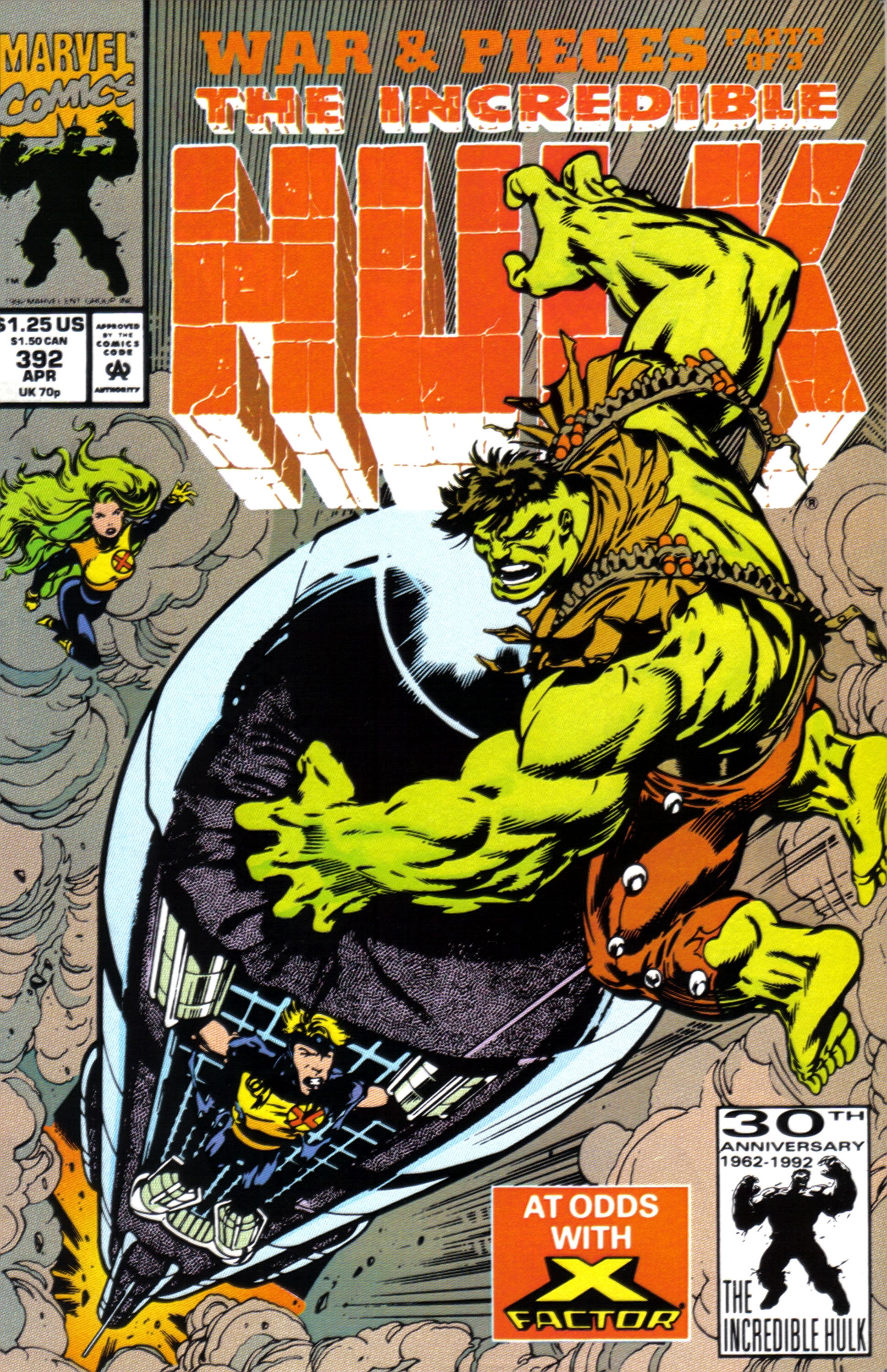 The Incredible Hulk (Marvel, 1968 series) #392 (April 1992)