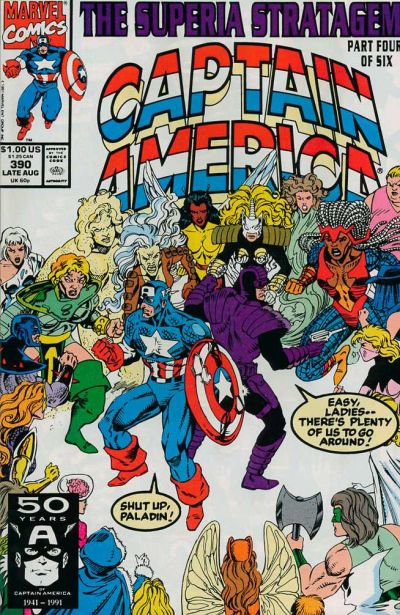 Captain America  #390 (Late August 1991)