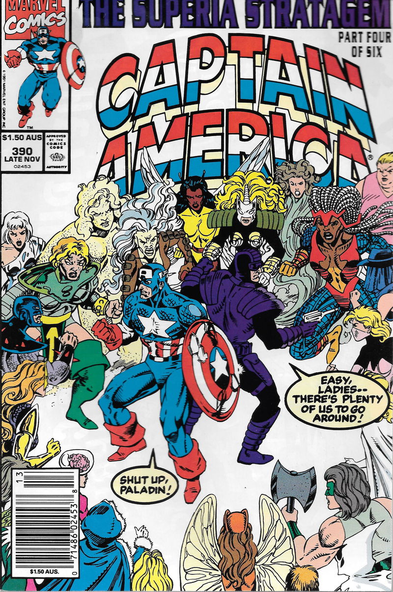Captain America (Marvel, 1991? series) #390 (Late November 1991)