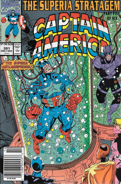 Captain America (Marvel, 1991? series) #391 Early December 1991