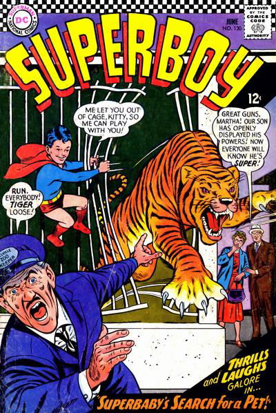Superboy (DC, 1949 series) #130 (June 1966)