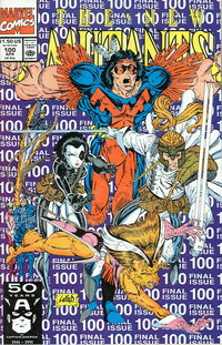 The New Mutants (Marvel, 1983 series)  #100 (April 1991)